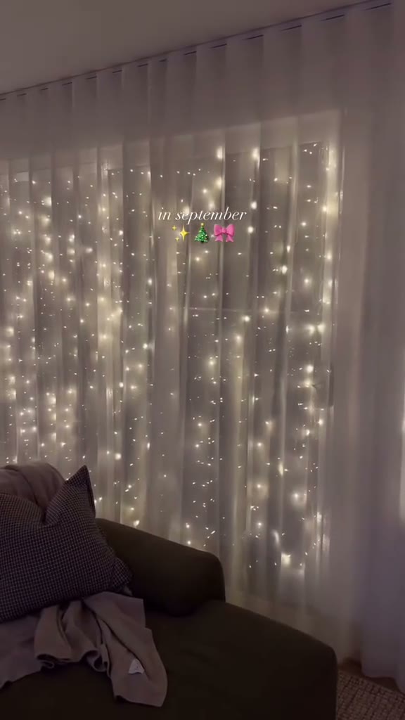 Cascade Fairy Curtain Lights