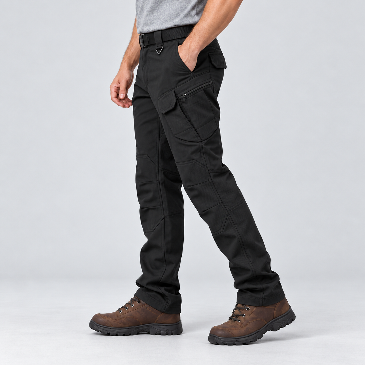 Men’s Fleece-Lined Cargo Work Pants