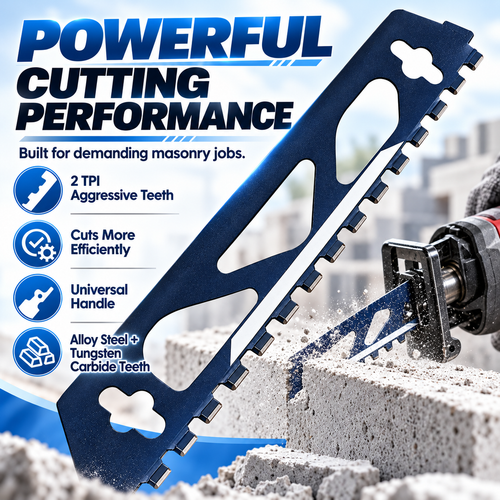 12-Inch Masonry Reciprocating Saw Blade – Demolition Sabre Blade for Brick & Concrete