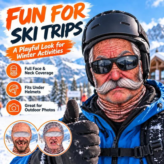 Funny 3D Face Ski Mask