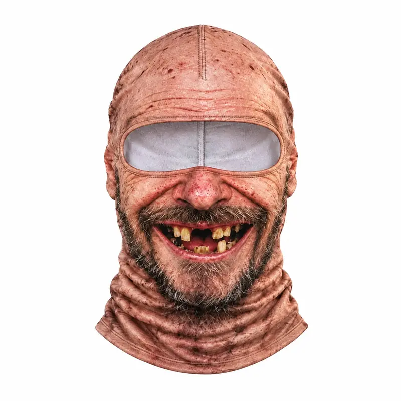 Funny 3D Face Ski Mask