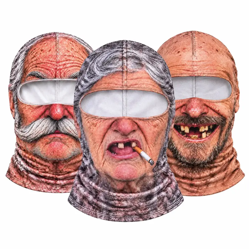 Funny 3D Face Ski Mask