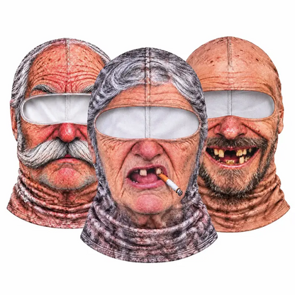 Funny 3D Face Ski Mask