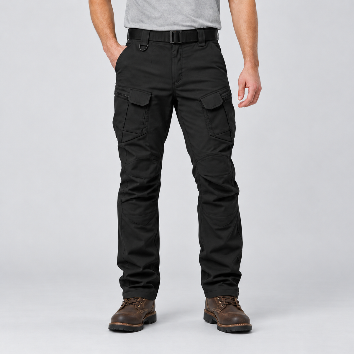 Men’s Fleece-Lined Cargo Work Pants