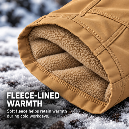 Men’s Fleece-Lined Cargo Work Pants