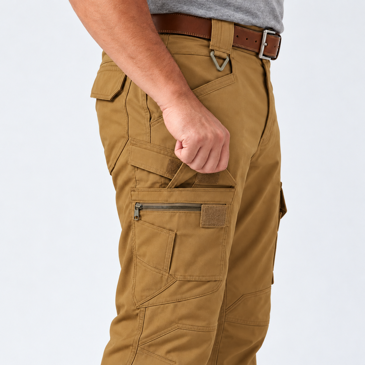 Men’s Fleece-Lined Cargo Work Pants